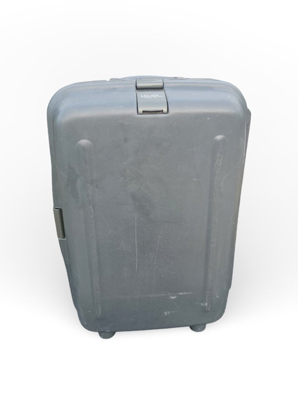 LOJEL 22 Gray Hard Shell Rolling Suitcase 2 Wheels Combination Lock
